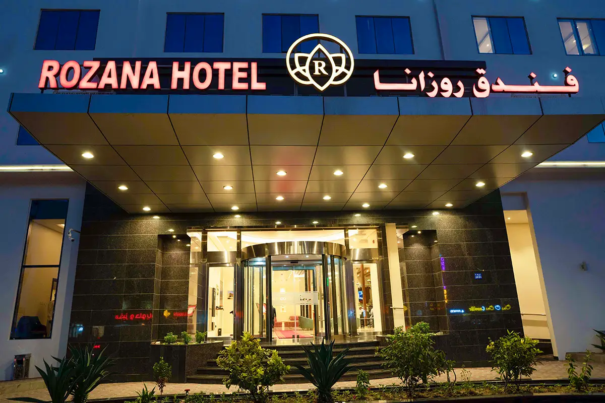 rozana hotel  entrance